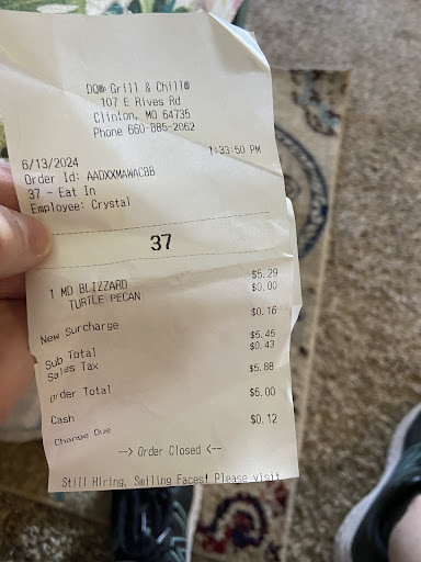 Photo of Dairy Queen Grill & Chill - 107 E Rives Rd, Clinton, MO 64735