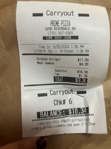 Photo of Prime Pizza - 5290 Riverdale Rd, Atlanta, GA 30349