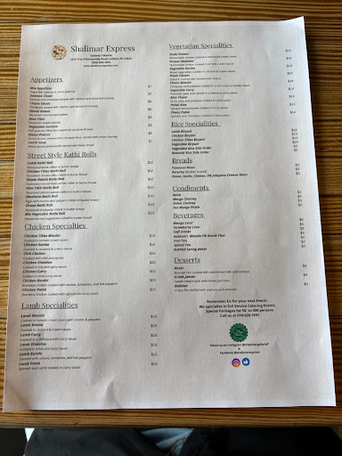 Photo of Shalimar Express at Galleria7 - 1214 Troy-Schenectady Rd, Latham, NY 12110