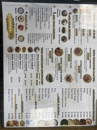 Photo of Reem Mediterranean Grill - 8922 E 96th St Suite B, Fishers, IN 46037