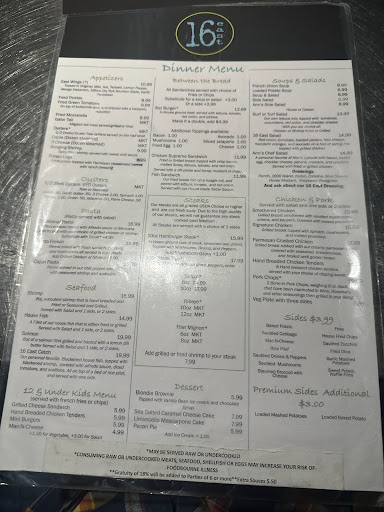 Photo of 16 East Bar and Grill - 1309 16th Ave E, Cordele, GA 31015