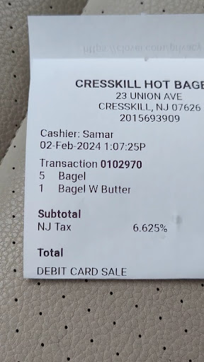 Photo of Cresskill Hot Bagels - 23 Union Ave, Cresskill, NJ 07626