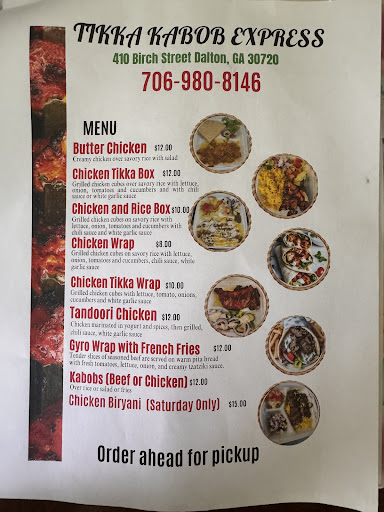 Photo of Tikka Kabob Express - 410 Birch St, Dalton, GA 30721