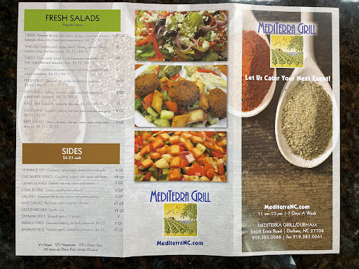 Photo of Mediterra Grill - 2608 Erwin Rd #136, Durham, NC 27705