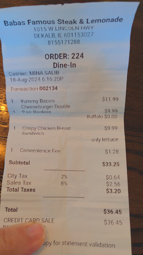 Photo of Baba’s Famous Steak and Lemonade - 1015 W Lincoln Hwy, DeKalb, IL 60115