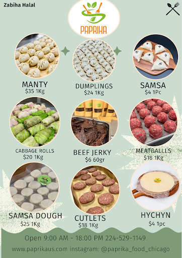 Photo of Paprika-Halal Central Asian Frozen Foods-Wholesale & Retail - 15 E Palatine Rd Ste 110, Prospect Heights, IL 60070