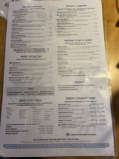 Photo of Zorba's Restaurant & Sports Bar - 1260 Chapin Rd, Chapin, SC 29036