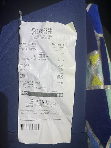 Photo of Nick's Gyros & Subs - 7355 Two Notch Rd, Columbia, SC 29223