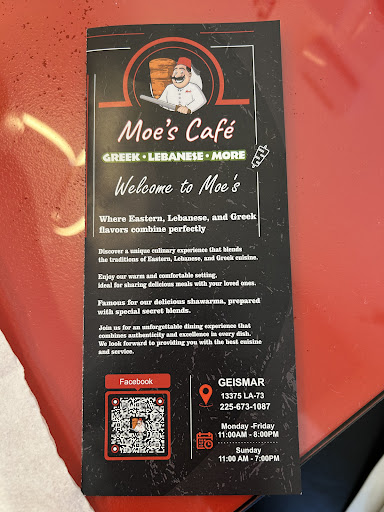 Photo of Moe's Cafe Greek and Lebanese and more - 13375 LA-73, Geismar, LA 70734