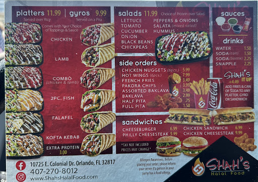 Photo of Shah's Halal Food - 10725 E Colonial Dr, Orlando, FL 32817