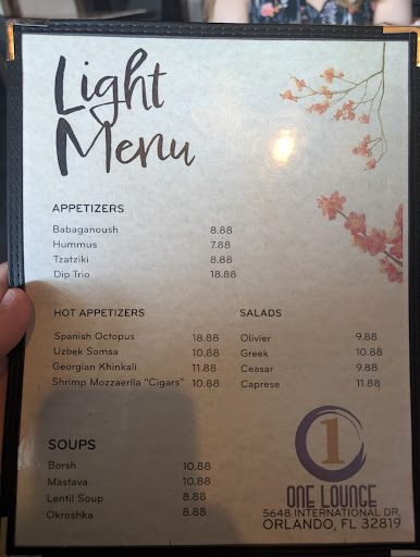 Photo of One Lounge | Uzbek Turkish | Halal food & Hookah lounge - 5648 International Dr, Orlando, FL 32819