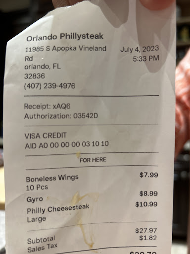 Photo of Orlando Phillysteak - 11985 S Apopka Vineland Rd, Orlando, FL 32836
