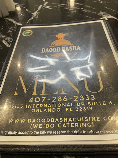 Photo of Daood Basha Cuisine - 5135 International Dr SUITE 6, Orlando, FL 32819