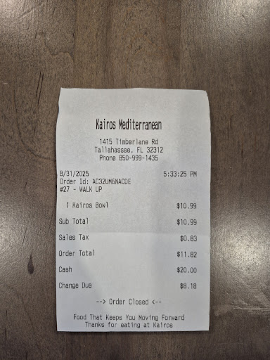 Photo of Kairos Mediterranean - 1415 Timberlane Rd, Tallahassee, FL 32312