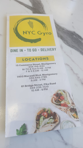 Photo of NYC Gyro - 61 Bridge St, Pike Rd, AL 36064