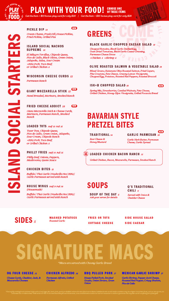 Photo of Island Social Kitchen + Bar - 1855 Greyhound Park Rd, Dubuque, IA 52001