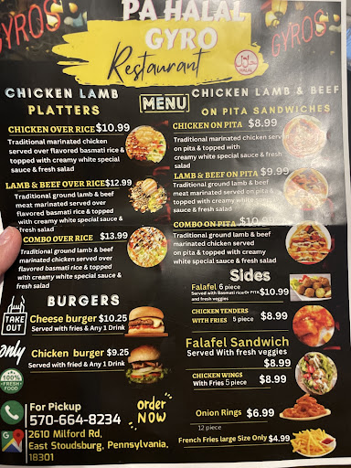 Photo of PA HALAL GYRO AND MEAT LLC - 2610 Milford Rd, East Stroudsburg, PA 18301