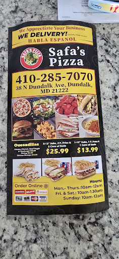 Photo of Safa's Pizza - 38 N Dundalk Ave, Dundalk, MD 21222