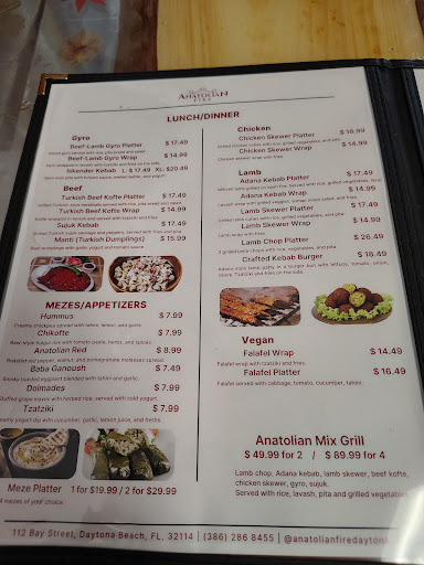 Photo of Anatolian Fire - 112 Bay St, Daytona Beach, FL 32114