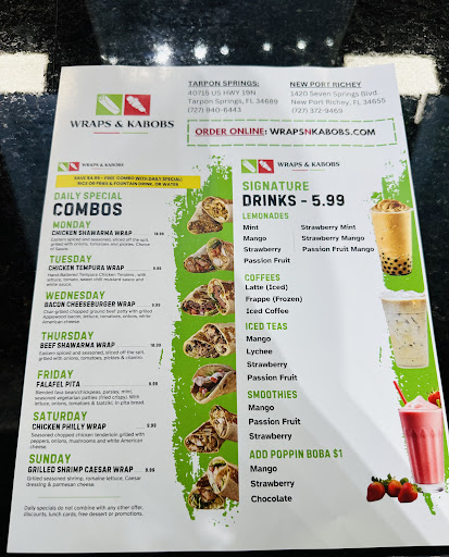 Photo of Wraps & Kabobs Seven Springs - 1420 Seven Springs Blvd, New Port Richey, FL 34655