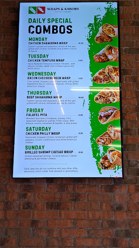 Photo of Wraps & Kabobs Tarpon Springs - 40715 US Hwy 19 N, Tarpon Springs, FL 34689