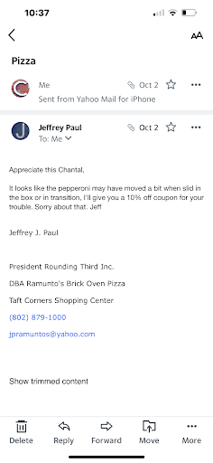 Photo of Ramunto's Brick Oven Pizza - 18 Taft Corners Shopping Center #2023, Williston, VT 05495