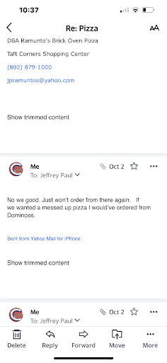 Photo of Ramunto's Brick Oven Pizza - 18 Taft Corners Shopping Center #2023, Williston, VT 05495