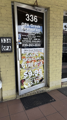 Photo of Opa Greek Restaurant - 336 9th St N, Naples, FL 34102