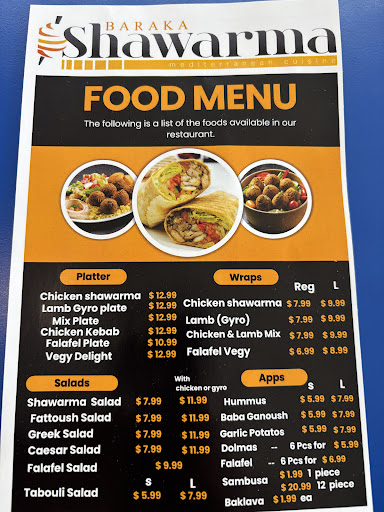 Photo of Baraka Shawarma Tucker - 2247 Idlewood Rd, Tucker, GA 30084