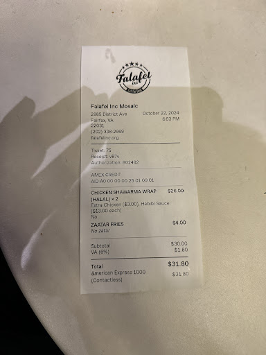Photo of Falafel Inc - 175 District Ave, Fairfax, VA 22031