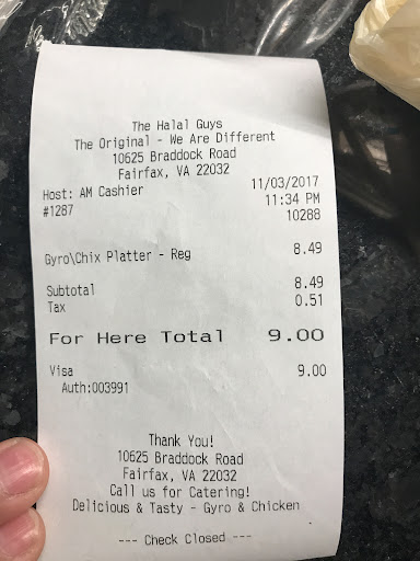 Photo of The Halal Guys - 10625 Braddock Rd, Fairfax, VA 22032