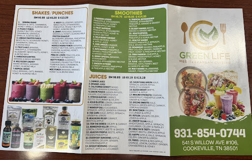 Photo of GreenLife Smoothies and Salads - 541 S Willow Ave #106, Cookeville, TN 38501