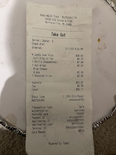 Photo of Naz's Halal Food - Burtonsville - 15636 Old Columbia Pike, Burtonsville, MD 20866