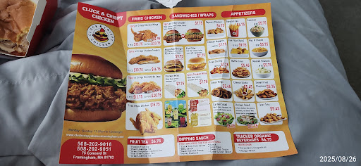 Photo of Cluck & Crispy Chicken - 75 Concord St, Framingham, MA 01702