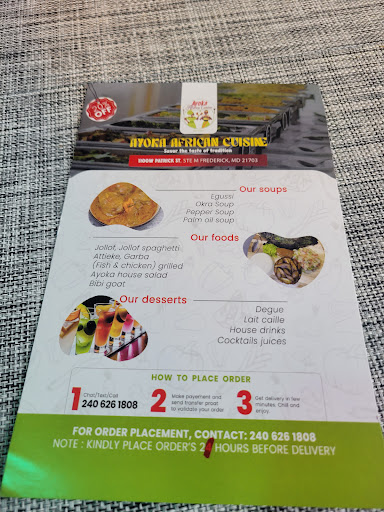 Photo of Ayoka African Cuisine - 1100 W Patrick St Ste M, Frederick, MD 21703