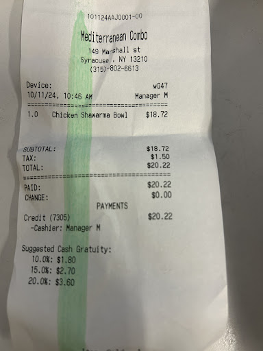 Photo of Mediterranean Combo - 149 Marshall St, Syracuse, NY 13210