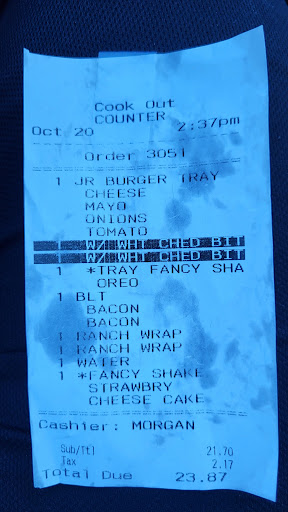 Photo of Cook Out - 1513 W Floyd Baker Blvd, Gaffney, SC 29341