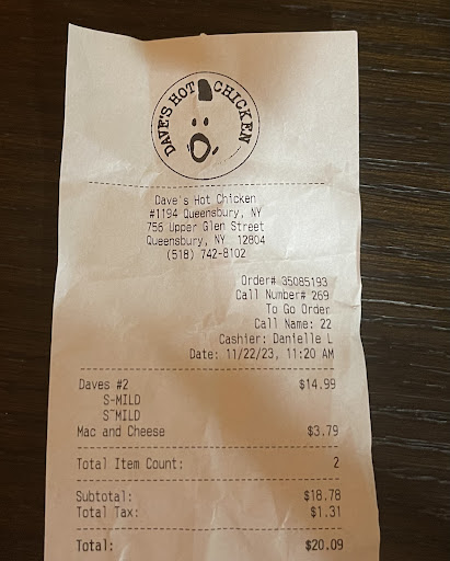 Photo of Dave's Hot Chicken - 756 Upper Glen St, Queensbury, NY 12804