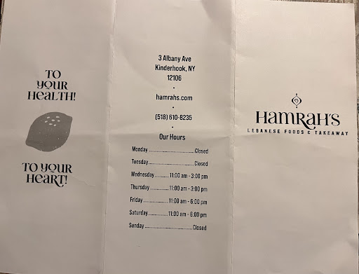 Photo of Hamrah's Lebanese Foods & Takeaway - 3 Albany Ave, Kinderhook, NY 12106