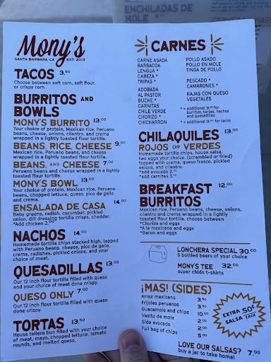 Photo of Mony's Mexican Food - 217 Anacapa St, Santa Barbara, CA 93101