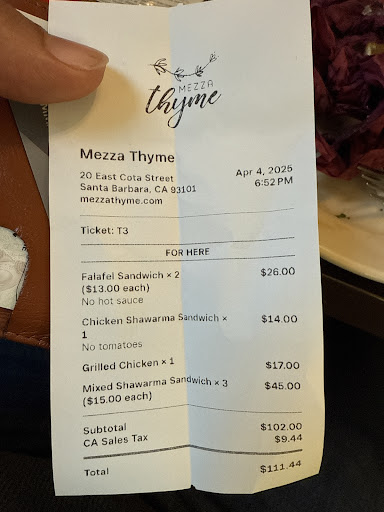 Photo of Mezza Thyme - 20 E Cota St, Santa Barbara, CA 93101