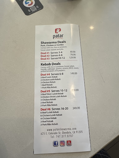 Photo of Patar Shawarma - 625 E Colorado St, Glendale, CA 91205