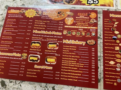 Photo of Grillo Bakery Shawarma and Kebob - 8450 Reseda Blvd, Northridge, CA 91324