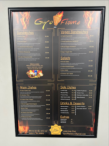 Photo of Gyro Flame - 3840 A St SE #102, Auburn, WA 98002