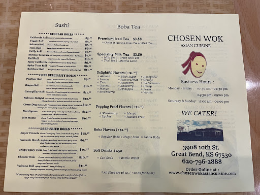 Photo of Chosen Wok Asian Cuisine - 3908 10th St, Great Bend, KS 67530