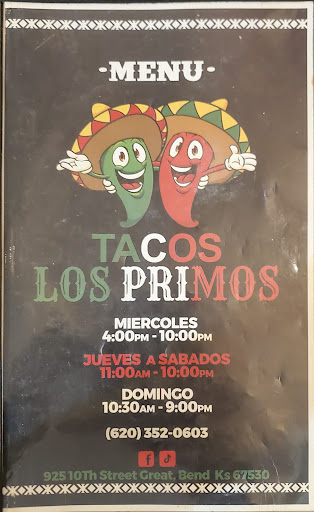 Photo of Tacos Los Primos - 925 10th St, Great Bend, KS 67530