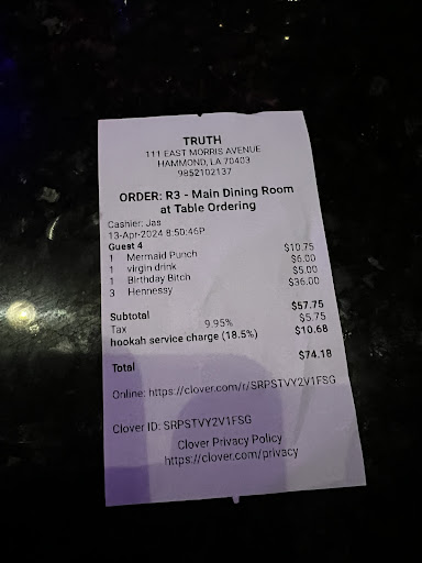 Photo of Truth Hookah Lounge - 111 E Morris Ave, Hammond, LA 70403