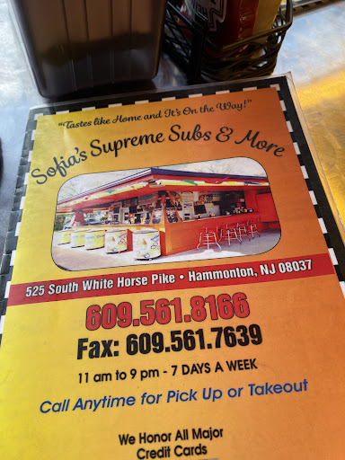 Photo of Sofia Supreme Subs More - 537 S White Horse Pike, Hammonton, NJ 08037