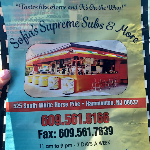 Photo of Sofia Supreme Subs More - 537 S White Horse Pike, Hammonton, NJ 08037