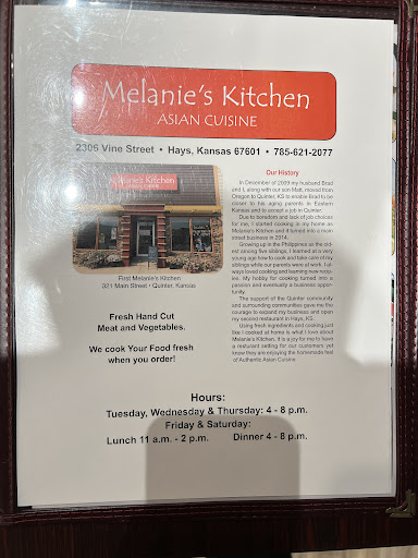 Photo of Melanie's Kitchen Asian Cuisine Hays - 2306 Vine St, Hays, KS 67601
